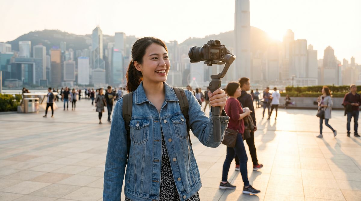 今日看料城市街拍Vlog视频