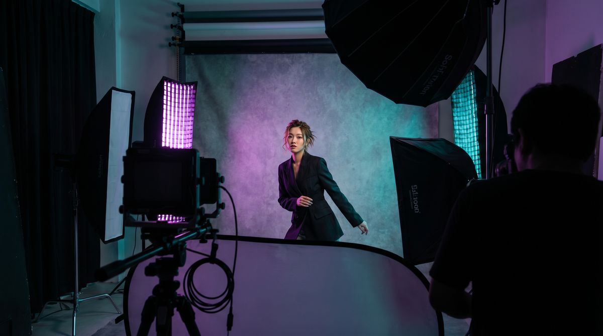 今日看料时尚写真拍摄视频花絮